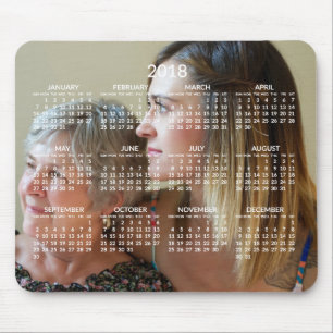 Custom Calendar 2018 Mousepads Add Photo