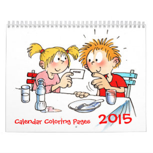 Custom Calendar Colouring Pages 2015 For Kids