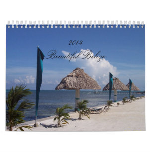 Custom Calendar featuring scenes from Belize.