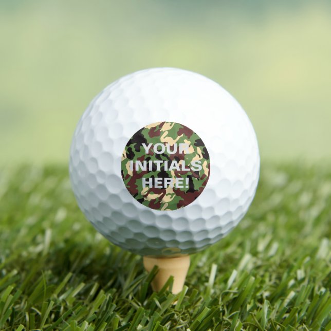 custom camo golf balls (Insitu Tee)
