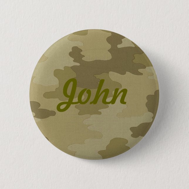 Custom Camouflage Button (Front)