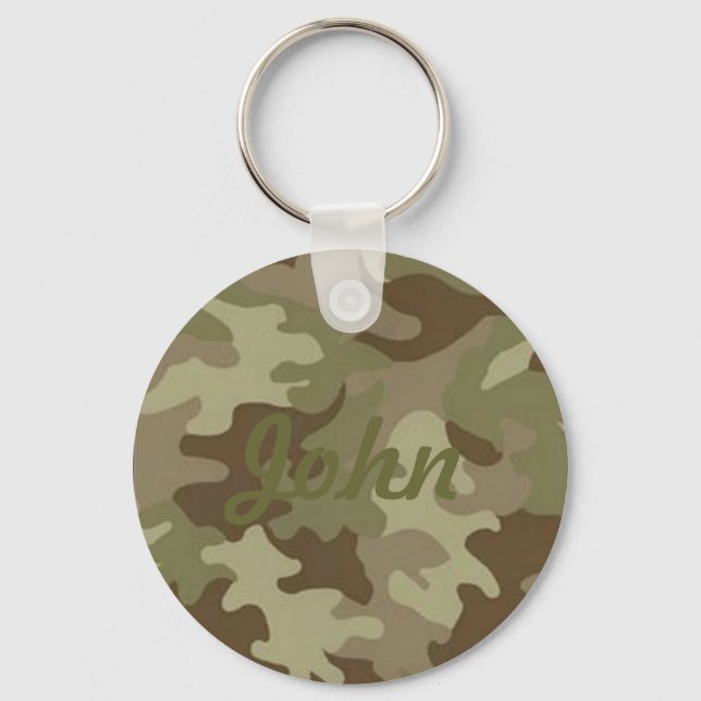 Custom Camouflage Key Chain (Front)