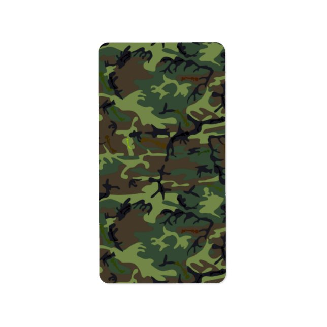 Custom Camouflage Labels (Front)
