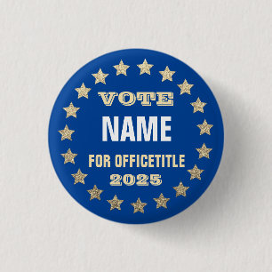 Custom Campaign 1 Inch Round Button