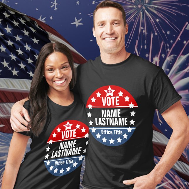 Custom Campaign Election Template T-Shirt (Creator Uploaded)