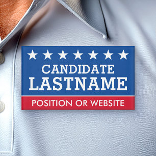 Custom Campaign Gear with Name and Text Name Tag