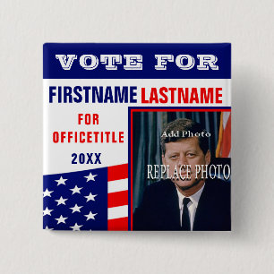 Custom Campaign Photo Button Template