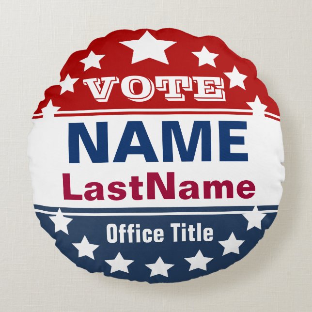 Custom Campaign Pillow (Front)