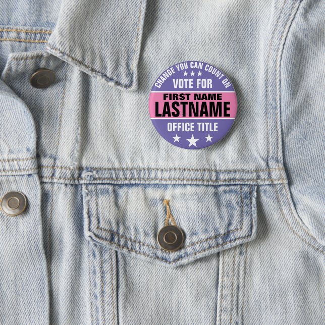 Custom Campaign Political Button (In Situ)