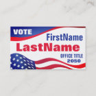 Custom Campaign Template Business Card
