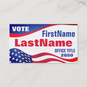 Custom Campaign Template Business Card