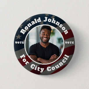 Custom Campaign Template for Elections 2 Inch Round Button