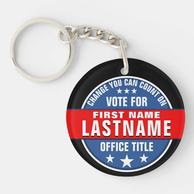 Custom Campaign Template Keychain (Front)