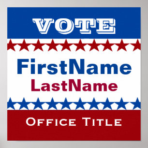 Custom Campaign Template Poster