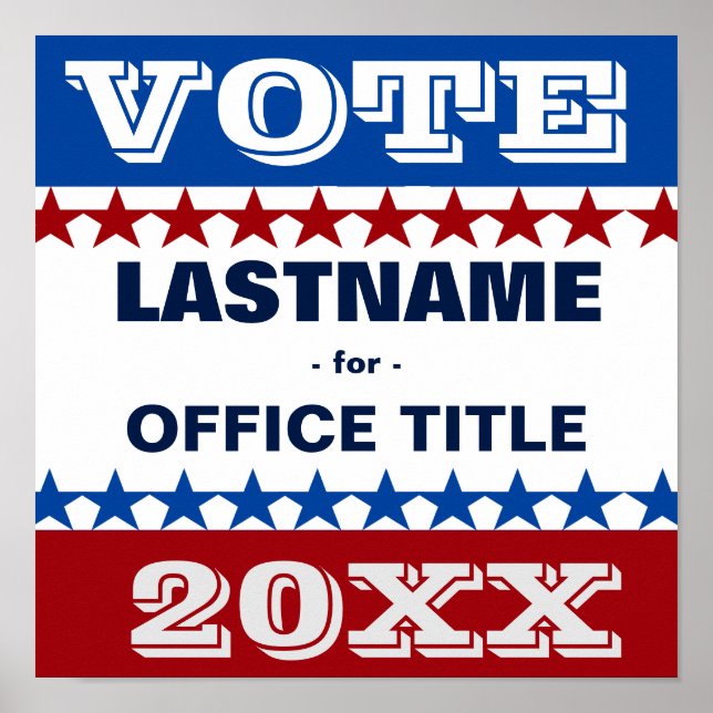 Custom Campaign Template Poster (Front)