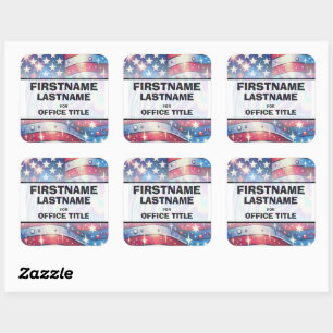 Custom Campaign Template Square Sticker