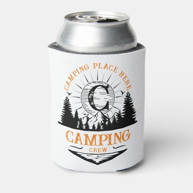 Custom camping crew family matching can cooler (Can Back)