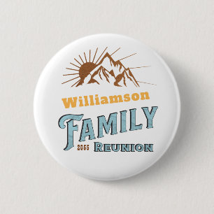 Custom Camping Family Vacation Matching  2 Inch Round Button