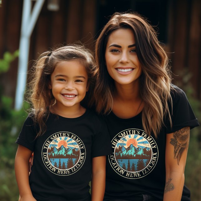 Custom camping team matching family reunion T-Shirt (Creator Uploaded)