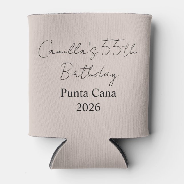 Custom Can Cooler with Photo & Text | Personalized (Front)