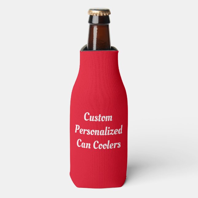 Custom Can Coolers, For Any Occasion Personalized Bottle Cooler (Bottle Front)