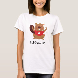 Custom Canada Beaver coudes vers le haut drôle