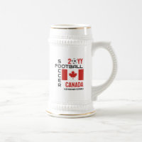 Custom Canadian Flag Football CANADA SOCCER