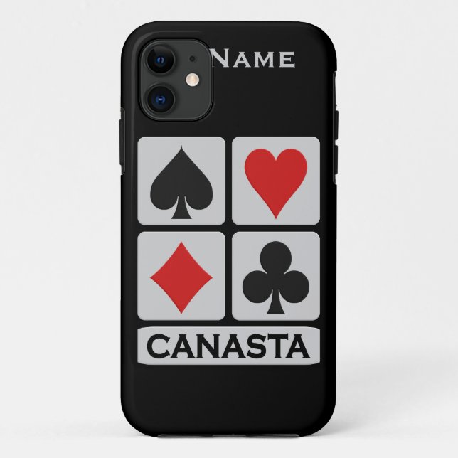Custom Canasta Player iPhone 5 Case-Mate Case (Back)
