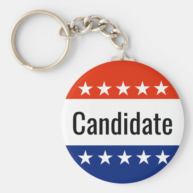 Custom Candidate Campaign 2022 Election Keychain (Front)