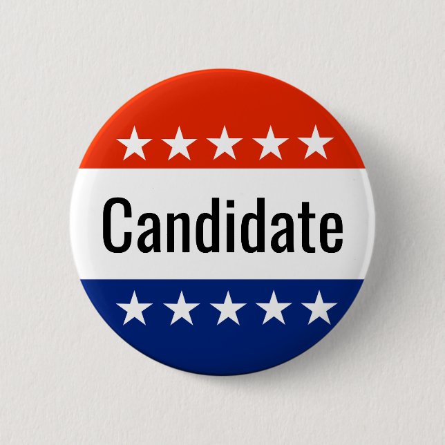 Custom Candidate Campaign 2026 Election 2 Inch Round Button (Front)