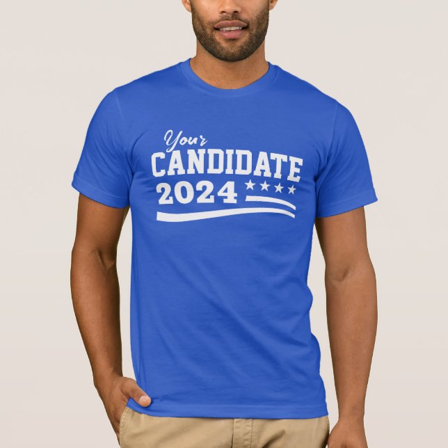 Custom Candidate Name Campaign T-Shirt (Front)