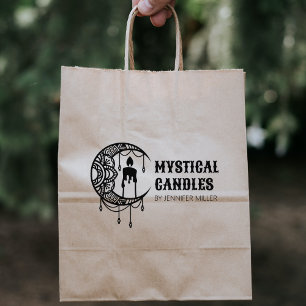 Custom Candle Small Business, Packaging Large  Rubber Stamp