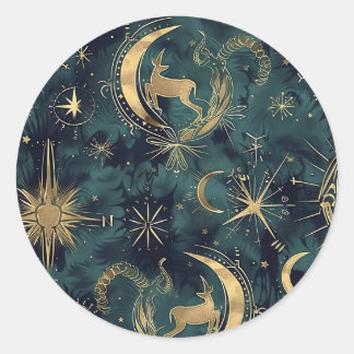 Custom Capricorn Stationary Stickers