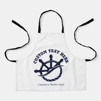 Custom Captain Boat Nautical Gift Apron
