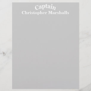 Custom Captain template
