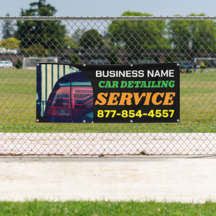 Custom Car Detailing Banners 