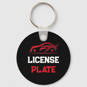 Custom Car License Plate Keychain