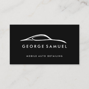 Custom Car Repair & Modern Auto Detailing  Business Card