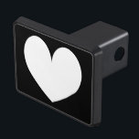 Custom car trailer hitch with heart logo trailer hitch cover<br><div class="desc">Custom car trailer hitch with heart logo. Personalize with custom colour and text.</div>