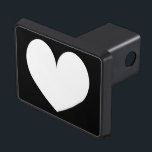 Custom car trailer hitch with heart logo trailer hitch cover<br><div class="desc">Custom car trailer hitch with heart logo. Personalize with custom colour and text.</div>
