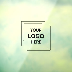 Custom Car Window Cling   Upload Your Business Log