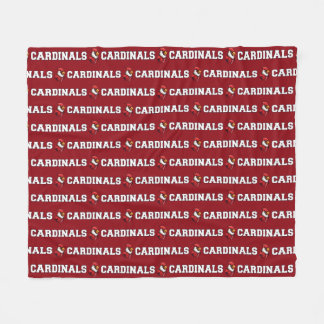 CUSTOM Cardinal Mascot | Red - School College Team Fleece Blanket