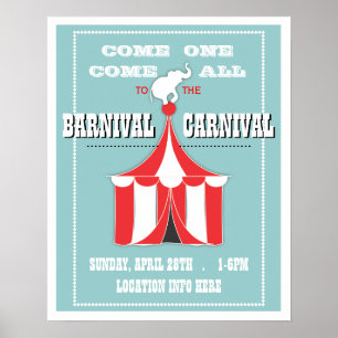 CUSTOM Carnival Event Poster