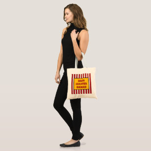 custom Carnival Stripe ring master FunFair circus Tote Bag