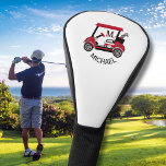 Custom Cart Clubs Monogram Name  Golf Head Cover<br><div class="desc">Custom Cart Clubs with name and monogrammed head cover -This is a great gift for all golf lovers -- simple and elegant. Personalize it with their initials/monogram. If you have any design questions or a special request,  please send an email to: charmdesignstudio@rcn.com</div>