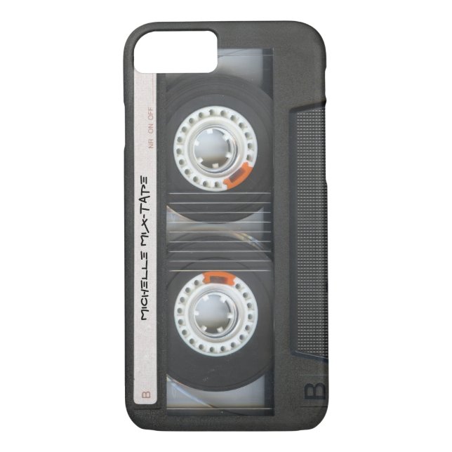 Custom Cassette Mixtape Case-Mate iPhone Case (Back)