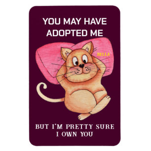 Custom Cat Birthday Gift Magnet - Personalized Mug