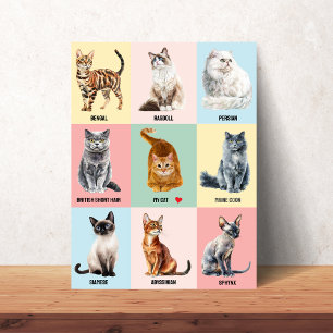 Custom Cat Breed Poster – Add Your Own Cat