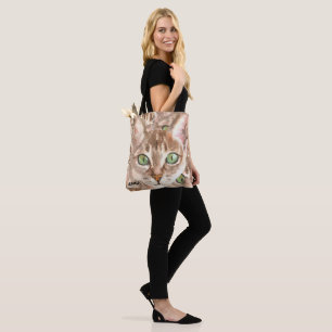 Custom Cat Design   Personalized Cat Tote Bag