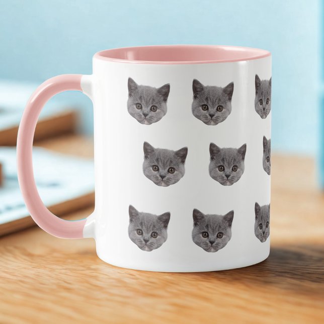 Custom Cat Face Mug | Personalized Cat Mug (Creator Uploaded)